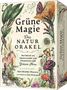 Box mit dem Titel "Grüne Magie: Das Natur Orakel". Illustrationen von Pflanzen und Pilzen.