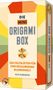 "Die Mini Origami Box: 200 Faltblätter für eine bezaubernde Blumenwelt, Nick Robinson." Bunte geometrische Muster.