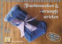 "Trachtensocken & -strümpfe stricken. Für Damen & Herren und Kinder." Ein blauer Socken mit karierten Schleife., Buch