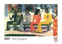 : Paul Gauguin 2021 - Timokrates Kalender, Tischkalender, Bildkalender - DIN A5 (21 x 15 cm), KAL
