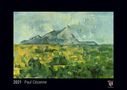 : Paul Cézanne 2021 - Black Edition - Timokrates Kalender, Wandkalender, Bildkalender - DIN A4 (ca. 30 x 21 cm), KAL