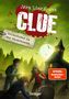 „Jørn Lier Horst, CLUE, Grabräuber in der Skutebucht“, zeigt Kinder mit Taschenlampe vor grünem Wald und Kirche., Buch