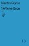 Text: „Martin Gorke Seltene Erde“. Blaues Cover, stilisierte Koralle links. Unten rechts zwei geschwungene Klammern., Buch