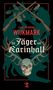 „Die Jäger auf Karinhall“ von Carl-Henning Wijkmark. Zwei Gewehre, Eichenblätter, Schädel mit Geweih und rotes Symbol., Buch