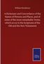 William Henderson: A Dictionary and Concordance of the Names of Persons and Places, and of some of the more remarkable Terms, which occur in the Scriptures of the Old and the New Testaments, Buch