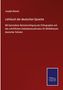 Joseph Renner: Lehrbuch der deutschen Sprache, Buch