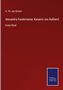 A. Th. von Grimm: Alexandra Feodorowna: Kaiserin von Rußland, Buch