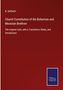 B. Seifferth: Church Constitution of the Bohemian and Moravian Brethren, Buch
