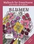 Sannah Hinrichs: Klassik Art Malbuch für Erwachsene und Kinder ab 8 Jahren - Blumen, Buch