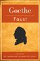 "Goethe Faust. LIWI VERLAG. Der Tragödie erster und zweiter Teil. Urfaust." Silhouette eines Mannes auf gelbem Hintergrund.