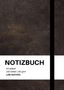 Notizbuch A4 dotted, 100 Seiten, 90 g/m², LIWI Edition; dunkle lederartige Textur mit weißem Streifen., Buch