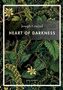 "Joseph Conrad: Heart of Darkness, LIWI Verlag." Illustration von dichter Pflanzenwelt mit großen Blättern und Blüte., Buch