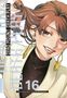 „DEAD MOUNT DEATH PLAY 16“ steht auf dem Cover eines Mangas. Eine Person mit roten Haaren lächelt freundlich., Buch