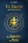 Buchtitel "Die Fürsten der See und der Erde", Untertitel "Das Erwachen der Meere". Goldene, krakenartige Figur., Buch