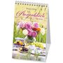 "Bianka Bleier Ein Augenblick für dich. Postkarten-Kalender 2027." Ein Blumenstrauß in Vase, Tisch mit Obst.
