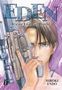 Titel: "EDEN It's an Endless World". Darunter ein junger Mann mit Gewehr, intensiv blickend. Unten "7 HIROKI ENDO".
