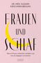 Titel „Frauen und Schlaf“ mit gelbem Mond auf rosa Hintergrund. Oben Autor: Dr. med. Suzann Kirschner-Brouns. Darunter Untertitel., Buch