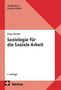 Text: "Studienkurs Soziale Arbeit. Klaus Bendel. Soziologie für die Soziale Arbeit. 3. Auflage. Nomos." Cover mit roten Mustern.