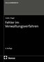 Friedhelm Hufen: Fehler im Verwaltungsverfahren, Buch