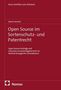 Oben: "Neue Schriften zum Zivilrecht", Mitte: "Open Source im Sortenschutz- und Patentrecht", Verlag "Nomos". Roter Hintergrund., Buch