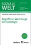 Titel: "Begriffe als Werkzeuge der Soziologie". Herausgeber: Jenni Brichzin, Fabian Anicker, Thomas Kern. Oben grün, unten weiß., Buch