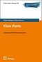 Klare Worte, Buch