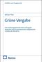 "Schriften zum Vergaberecht. Miriam Peer. Grüne Vergabe. Eine rechtsvergleichende Untersuchung... Klimakrise. Nomos Logo.", Buch