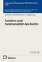 Tagungsband Junge Tagung Öffentliches Recht 2025, Titel: Funktion und Funktionalität des Rechts. Darunter: Nomos-Logo., Buch