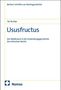 "Ususfructus" von Yu-Ta Pan. Thema: Nießbrauch im römischen Recht. Verlag: Nomos. Buchcover in schlichtem Design.