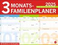 3-Monats-Familienplaner 2025, Kalender