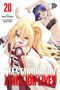 Text: "20", "I'm Standing on A Million Lives", "Naoki Yamakawa", "Akinari Nao". Zwei Anime-Figuren, eine lächelt, die andere posiert., Buch