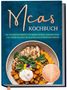 "Mcas Kochbuch. Rezepte für mehr Energie, Wohlbefinden und innere Balance bei Mastzellaktivierungssyndrom."  
Beige Schale mit buntem Gericht., Buch