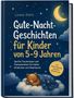 "Gute-Nacht-Geschichten für Kinder von 5-9 Jahren" steht groß. Ein Bär schläft auf einer Wolke, umgeben von Sternen und einem Mond., Buch