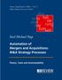 Karl Michael Popp: Automation of Mergers and Acquisitions, Buch