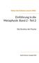 André Chinnow: Einführung in die Metaphysik Band 2 - Teil 2, Buch
