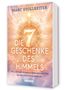 "Die 7 Geschenke des Himmels" von Marc Stollreiter. Ein himmlisches, goldenes Design mit strahlenden Elementen., Buch