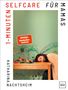 "1-Minuten Selfcare für Mamas" steht in großen Buchstaben. Eine Frau liegt schlafend auf einem Tisch mit Spielklötzen., Buch