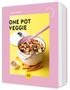 Text: „ONE POT VEGGIE“ von Marco Seifried, „KÜCHENRATGEBER“. Ein Topf mit Gemüse auf gelbem Hintergrund. GU Logo unten., Buch