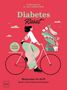 "Ernährungs-Doc Dr. med. Matthias Riedl", "Diabetes Reset", "Blutzucker im Griff", "mit FOOD GUIDE". Illustration einer Frau auf Fahrrad., Buch