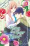 „Kissing the Flower in Bloom“, Samako Natsu. Ein Mädchen umarmt einen Jungen, umgeben von blühenden Blumen., Buch