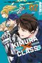 Tokyopop Manga-Cover zu "Kimura Class 02" mit drei entschlossenen Figuren, einer trägt einen mechanischen Handschuh., Buch