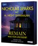 Nicholas Sparks: Remain - Was von uns bleibt, 2 MP3-CDs