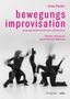 "bewegungs improvisation" in Pink, dynamische schwarze Tänzerfiguren darunter, "ATHENA | wbv" Logo gibt es auch., Buch