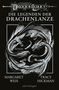 "Die Legenden der Drachenlanze", zwei kämpfende Drachen, Illustration, Autoren: Margaret Weis, Tracy Hickman., Buch