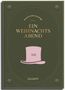"Ein Weihnachtsabend" steht mittig. Darunter ein rosa Zylinderhut mit "Charles Dickens". Edles, grünes Cover., Buch