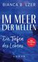 "Im Meer der Wellen: Die Tiefen des Lebens" und "Inkl. Musiklinks" auf blauem Hintergrund mit Musiknoten., Buch