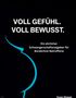 "VOLL GEFÜHL. VOLL BEWUSST. Ein ehrlicher Schwangerschaftsratgeber für Borderline-Betroffene." Blauer Umriss einer Schwangeren., Buch