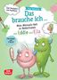 "Das brauche ich... Mein Mitmach-Heft" für Kinder von 5 bis 10, mit Monstern Eddie und Ella. Bunte, kindgerechte Illustration., Buch