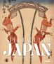 "SPECTACULAR JAPAN. FROM MISEMONO TO BIG TOP." Illustration zweier Akrobaten kopfunter an einem Bogen., Buch