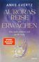 Titel: "Auroras Reise ins Erwachen". "Eine Seele erinnert sich an ihr Licht". Lila und gelbe Farben, magisches Design., Buch